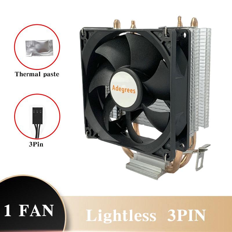 2 heatpipes X99 CPU Air Cooler PC Processor Ventilador For Intel LGA 1366 1150 1151 1155 1200 1700 2011 X79 AM3 AM4 AM5 Radiator
