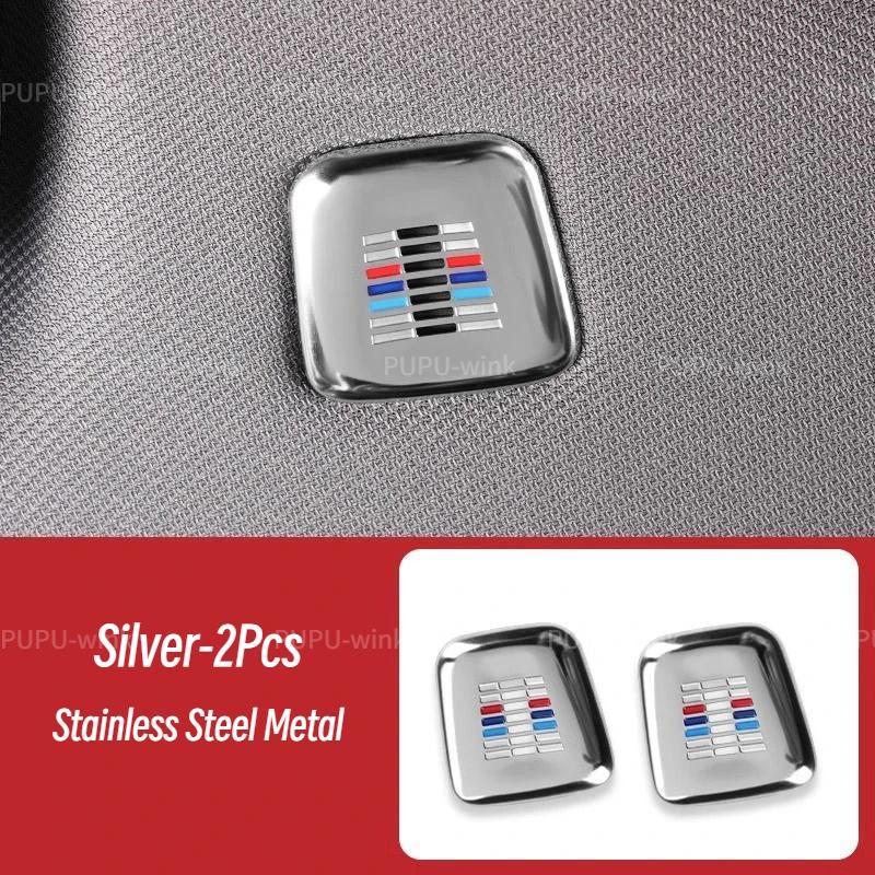 Stainless Steel Roof Speaker Cover for BMW All Series Microphone Interior for BMW 1/2/3/4/5/6 Gt 7 Series X1 X2 X3 X4 X5 X6 PS9