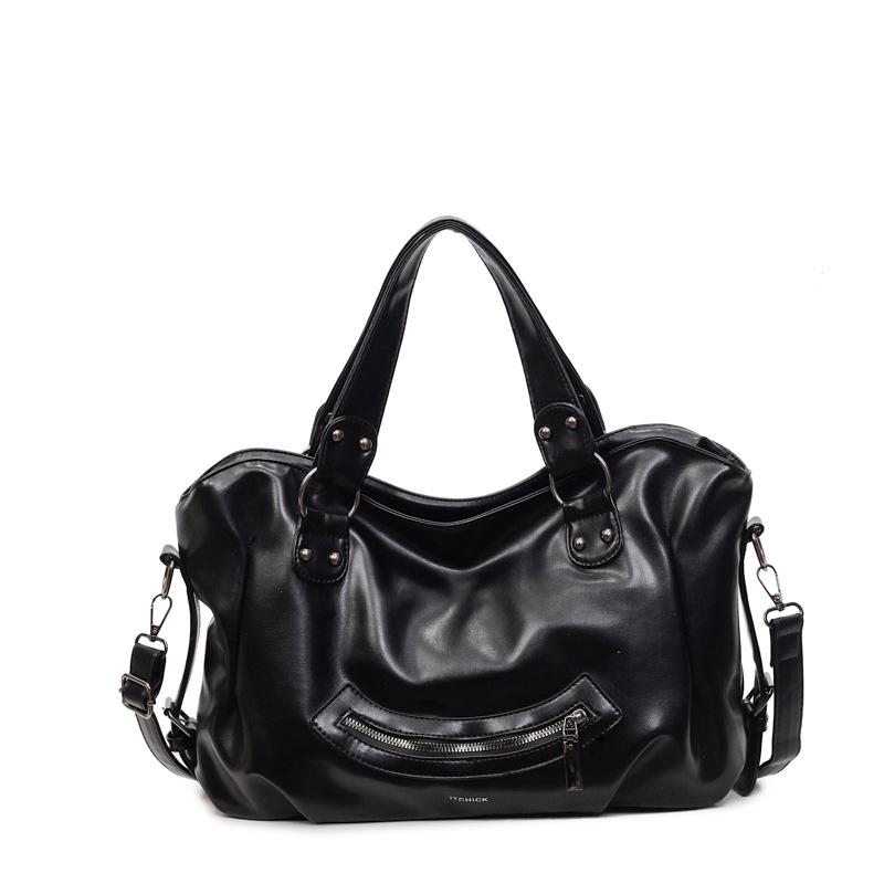 Премиальная ретро сумка большой вместимости 2025 новая женская сумка через плечо для поездок на работу, портативная сумка-тоут для коротких поездок