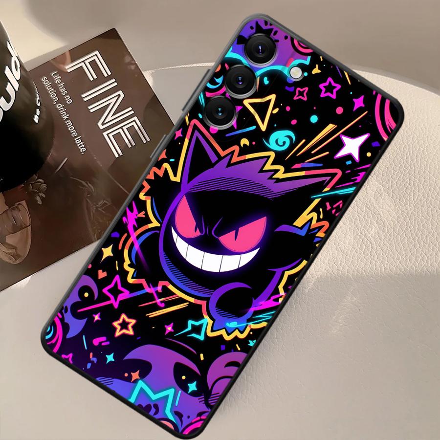 Чехол для телефона Samsung Galaxy A70 A16 A40 A05 A17 A06 A50 A13 A20 A12 A04 A15 Аниме Покемон Генгар