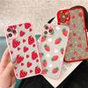 Летний Фруктовый Чехол для Телефона для iPhone 16 15 12 11 14 13 Pro Max Mini X XR XS 7 8 Plus SE2 Задняя Панель Клубничный Ударопрочный Чехол