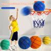 Silent Basketball Foam Dribbling Indoor Toy Noiseless Impact-Resistant Training Ball Quiet Bounce No Noise Basketball Activities Gift for Kids