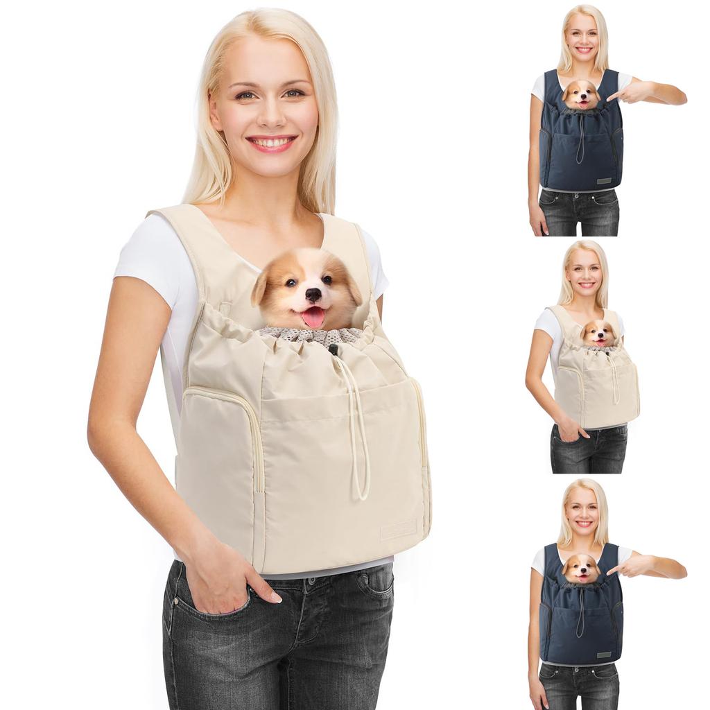 Дышащая регулируемая переноска-кенгуру для собак и кошек, безопасный рюкзак для питомцев с ремнем для ежедневных приключений, рюкзак для кошек для улицы