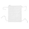 Cotton Chinese Herbal Bag with 4 Fixing Straps Hot Compress Microwavable Cotton Sachet Bag White 34 