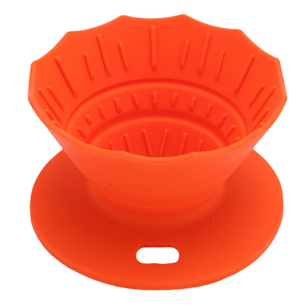 Pour Over Coffee Dripper Food Grade Silicone Folding Portable Hand Brewed Coffee Filter