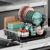 Compact Dish Rack Multifunctional Dish Drying Rack Rustproof Kitchen Dish Drying Rack