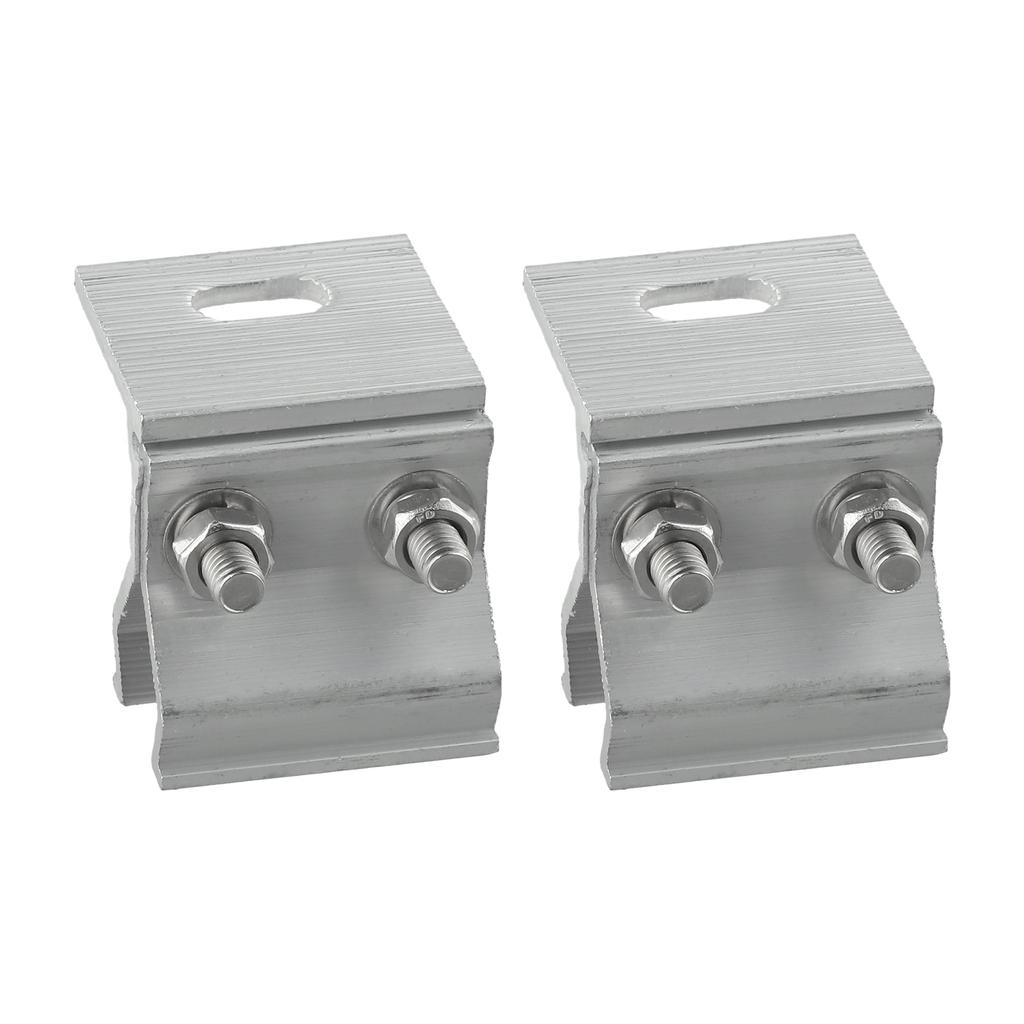 Солнечная панель из нержавеющей стали 1 шт., 4 шт., анодированный крепежный зажим