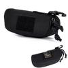 Hard Zippered Sunglasses Protective Eyeglasses Storage Swivel Perfect for Outdoor Activities Like Hiking and Black [yowodana] Case, Case, Case,