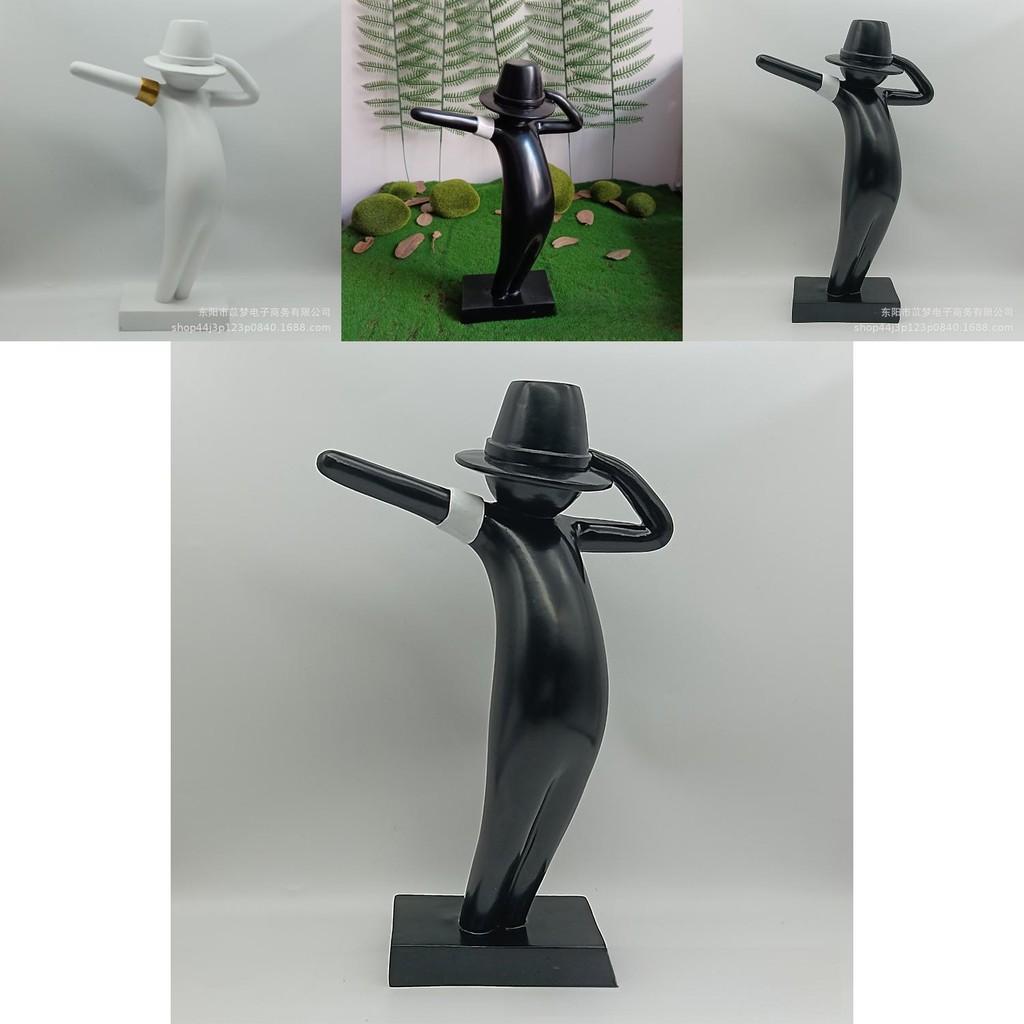 Элегантная Современная Смоляная Фигурка в Стиле Майкла Джексона для Стильного Декора