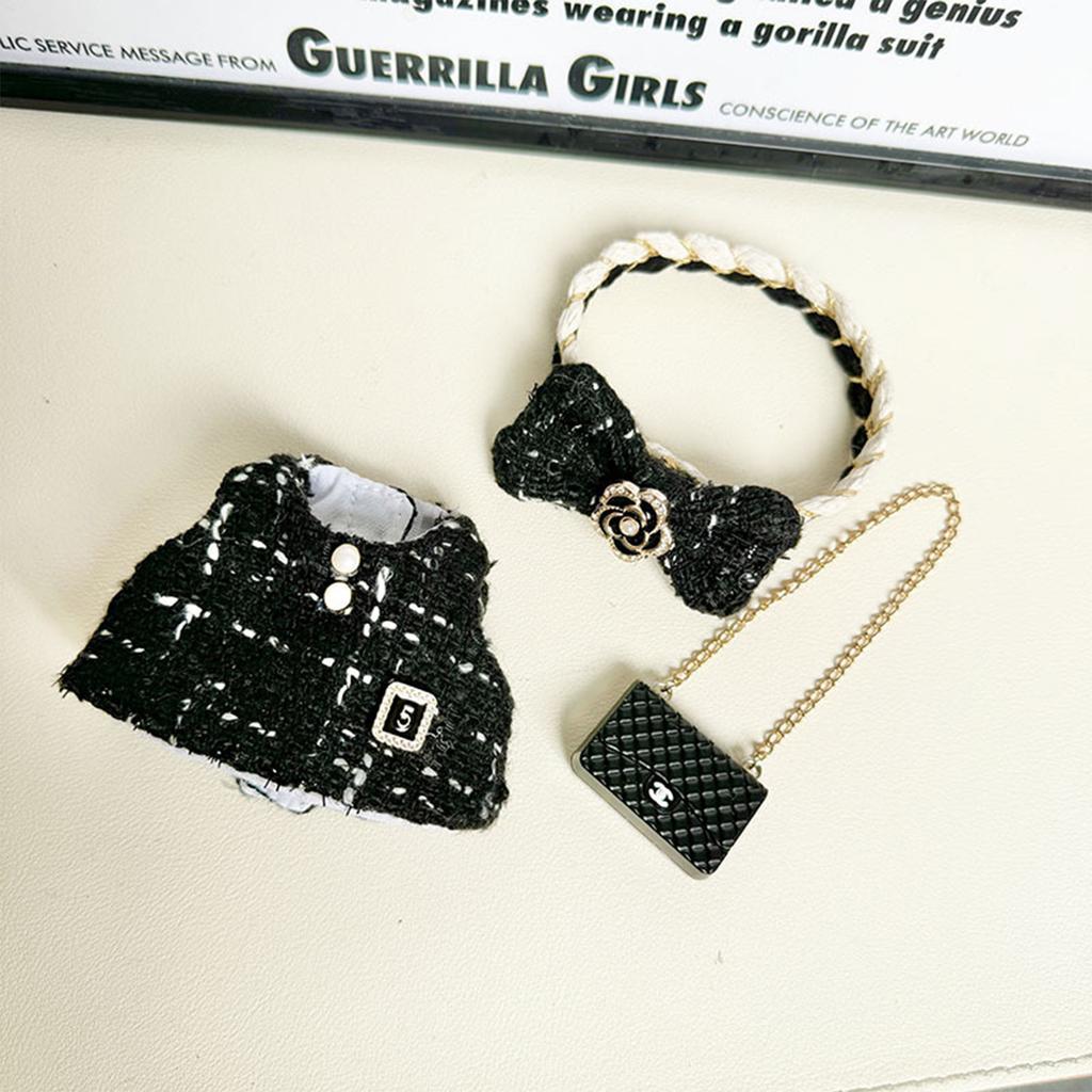 Одежда для кукол, совместимая с Labubu 6,7 дюйма, милая кукольная одежда, аксессуары для плюшевой куклы Labubu(НЕТ куклы)