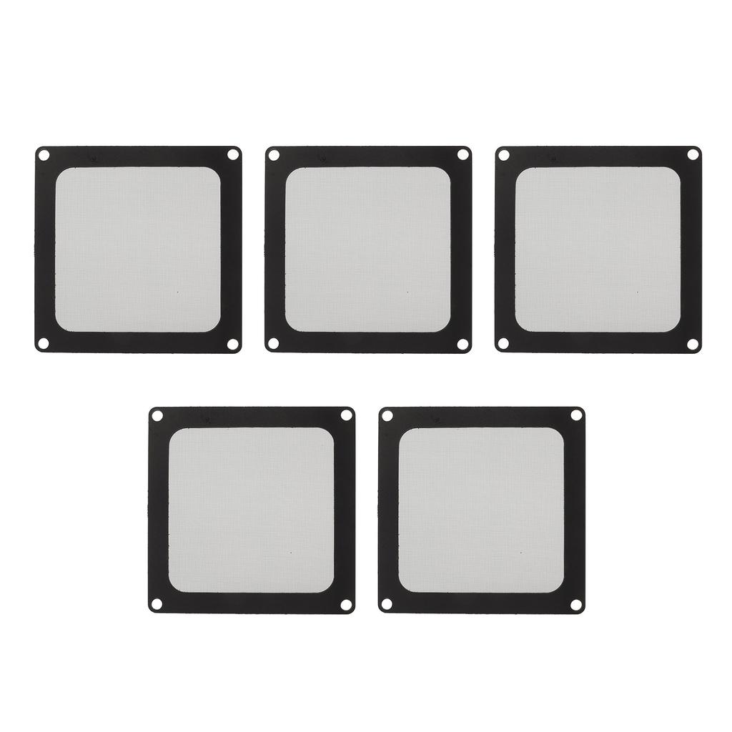5 шт. Охлаждающий пылевой фильтр для корпуса ПК Профессиональный пылезащитный Мягкий магнит Нейлоновая рамка Защитная пылезащитная крышка для корпуса ПК