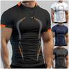 Men T Shirts Short-sleeve Tee Fitness Muscle Joggers Bodybuilding Quick Dry Tshirt Male Gym Clothes Oversize Tops