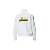 Puma Global Resonance Series Свободная куртка на молнии с воротником-стойкой Женская куртка Белая 599061-02