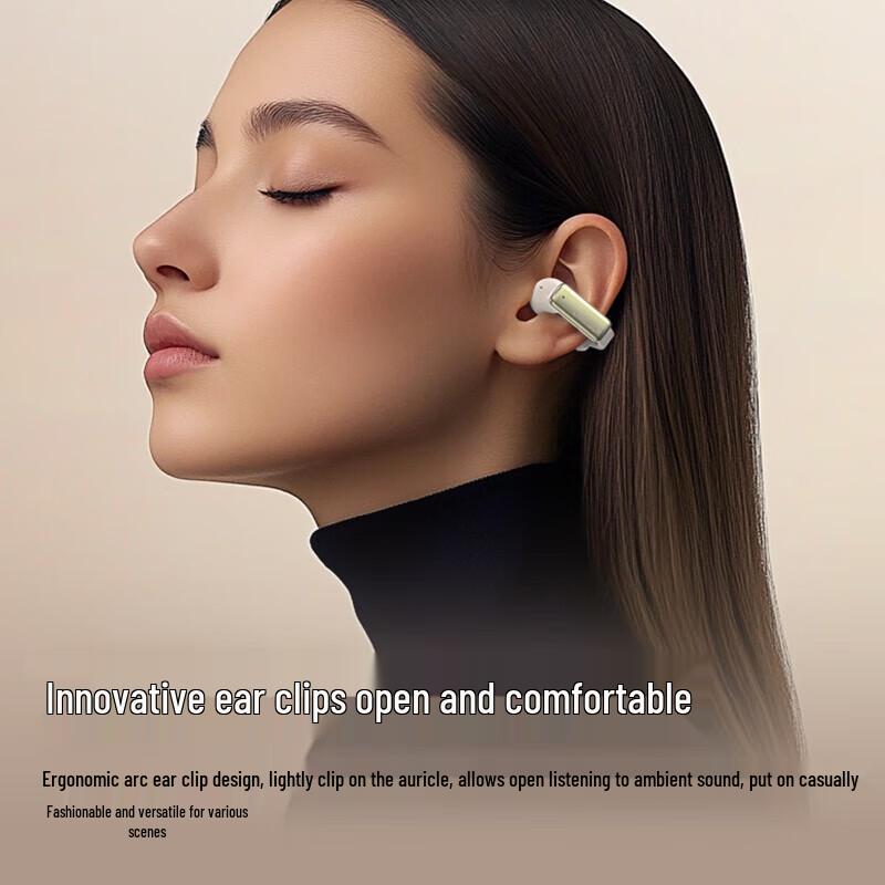 Lanston TS28 Wireless Bone Conduction Ear-Clip Bluetooth Headphones