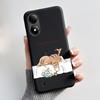 Phone Case For ZTE Blade A33s Soft Silicone Black Case Aesthetic Pattern Hidden Garden Shockproof Shell ZTE Blade A33s Casing