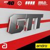 Andro Japan Накладка для настольного тенниса GTT40 GTT40 Light Tension Back Soft Rubber 112276 Красный (Андро) 1,6