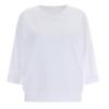 Shop   Women Cross Collar Loose FiT 100  CoTTon 5 8 Sleeve T shirT Dai Wsh 11953