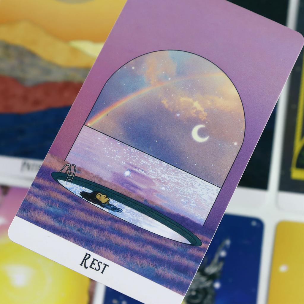 Mystic Soul Oracle 10.3*6см 60 карт в этой колоде для самоанализа и руководства