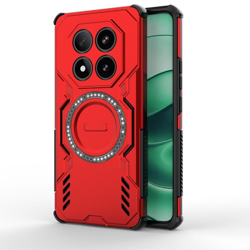 Magnetic Luxury Armor Shockproof Case For Xiaomi Redmi Note 14 Pro 5G Capas Magsafe Wireless Charge Cover Redmi Note 14 Pro 5G