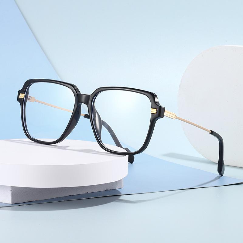 Ретро TR Большой Размер Плоские Линзы Мужские Очки с Защитой от Синего Света