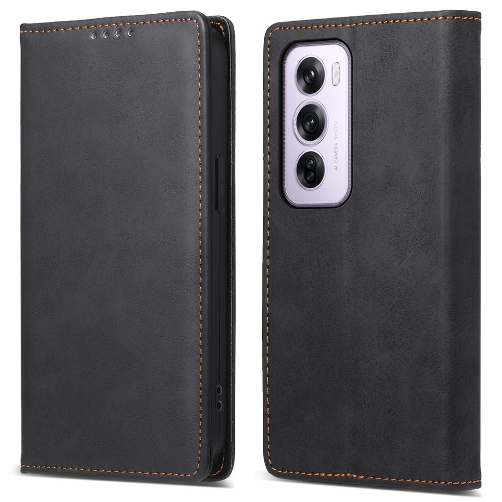 DF-05 For Oppo Reno12 Pro 5G (Global) Case PU Leather Phone Cover RFID Blocking