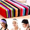 Women Men Sport Sweat Sweatband Headband Yoga Workout Stretch Hair Band Towel