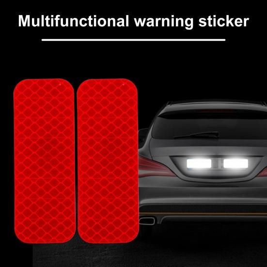 10 шт. светоотражающие наклейки для автомобиля водонепроницаемые устойчивые к УФ-излучению самоклеящиеся с сильной липкостью для ночной видимости