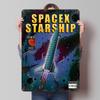 Комиксы Space X Starship Жестяная Табличка Постер Индивидуальное Настенное Искусство Ретро Винтажные Металлические Знаки для Мужской Комнаты Домашний Декор Предметы Декора Стен