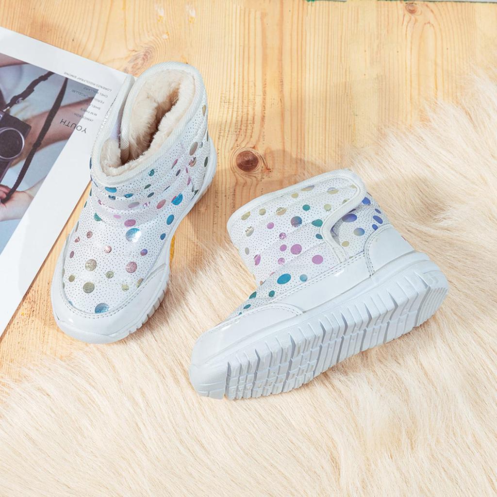 MAYCY Snow Winter Boots for Baby Girls and Snowshoes for Perfect for Snow Play and Winter Boots with Fleece Cold Size 16 Kids' Boots, Boys, Kids,