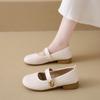 Single Shoes Women's 2025 New Models with Skirts, Shallow Mouth Women's Shoes, One Pedal, Soft-soled Comfortable Doudou Shoes, Mother Flat-soled Lady