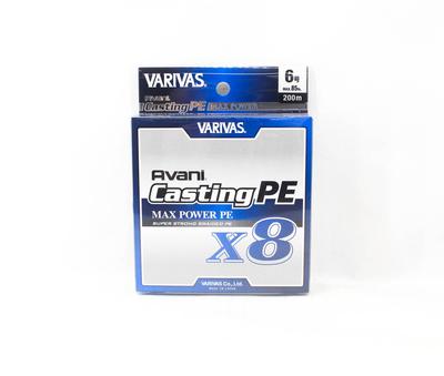 Varivas Линия PE New Avani Max Power Casting X8 200 м PE 6 85 фунтов (7686)