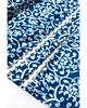 Azura Exchange Синяя рубашка свободного кроя с цветочным принтом Ric-rac Patchwork Buttons