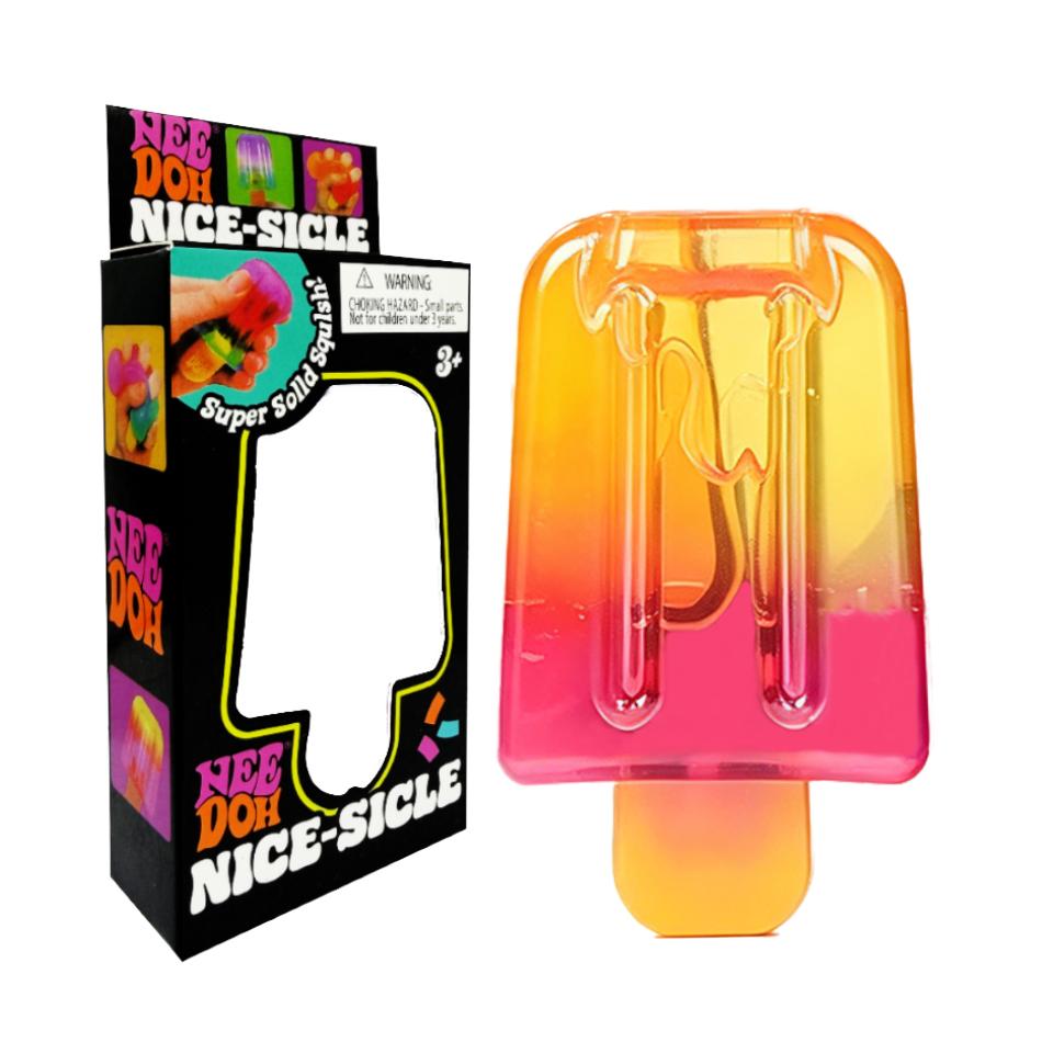 Schylling Needoh Nice Cube Сенсорный Nice-Sicle Снятие Стресса Мягкий Куб Против Тревоги Сжимаемый Объект Для Концентрации Популяция С СДВГ