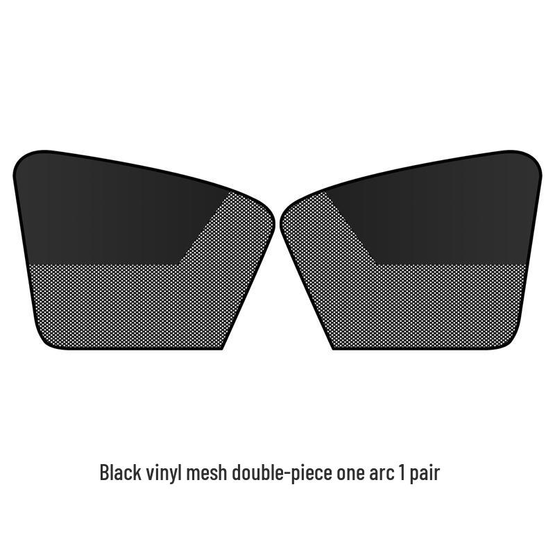 Dual-Tone Magnetic Car Sunshade Curtain for Heat and UV Protection