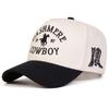 Унисекс Бейсболки с вышивкой букв COWBOY Весна и Осень Уличные Регулируемые Повседневные Кепки Шляпа для защиты от солнца Спортивная Кепка