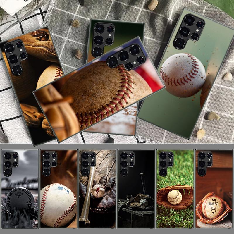 Baseball Cases Phone Case for Samsung Galaxy S26 Ultra S25 Edge S24 S23 FE S21 Plus S20 S22 Cover TPU Capa Shell Shockproof Patt