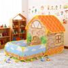 Детская игровая палатка-коттедж для игр в помещении/на улице и бассейн с шариками