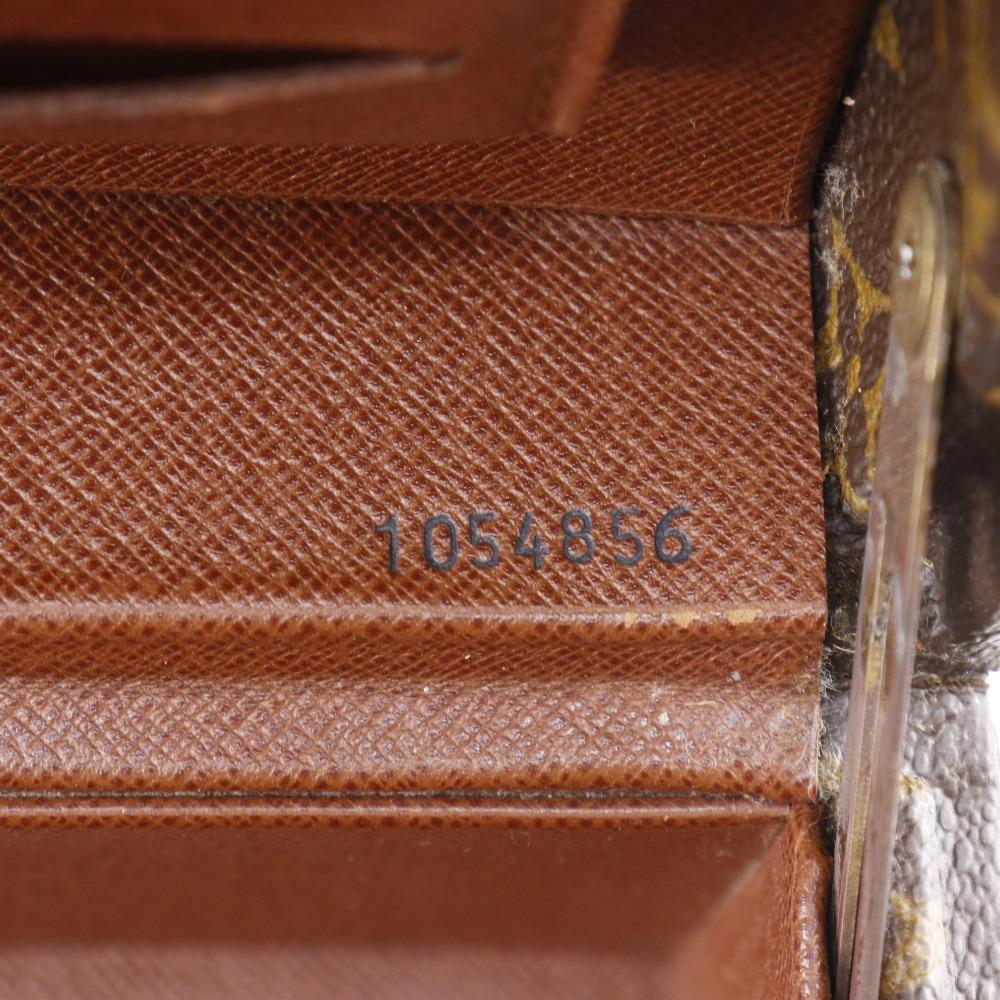 Louis Vuitton Президентский чемодан M53012 винтажный Портфель Коричневый Канва Monogram унисекс Б/у