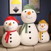 30cm Cute And Creative Snowman Doll Sofa Pillow Pacify Doll Plush Toy Gift For Girls