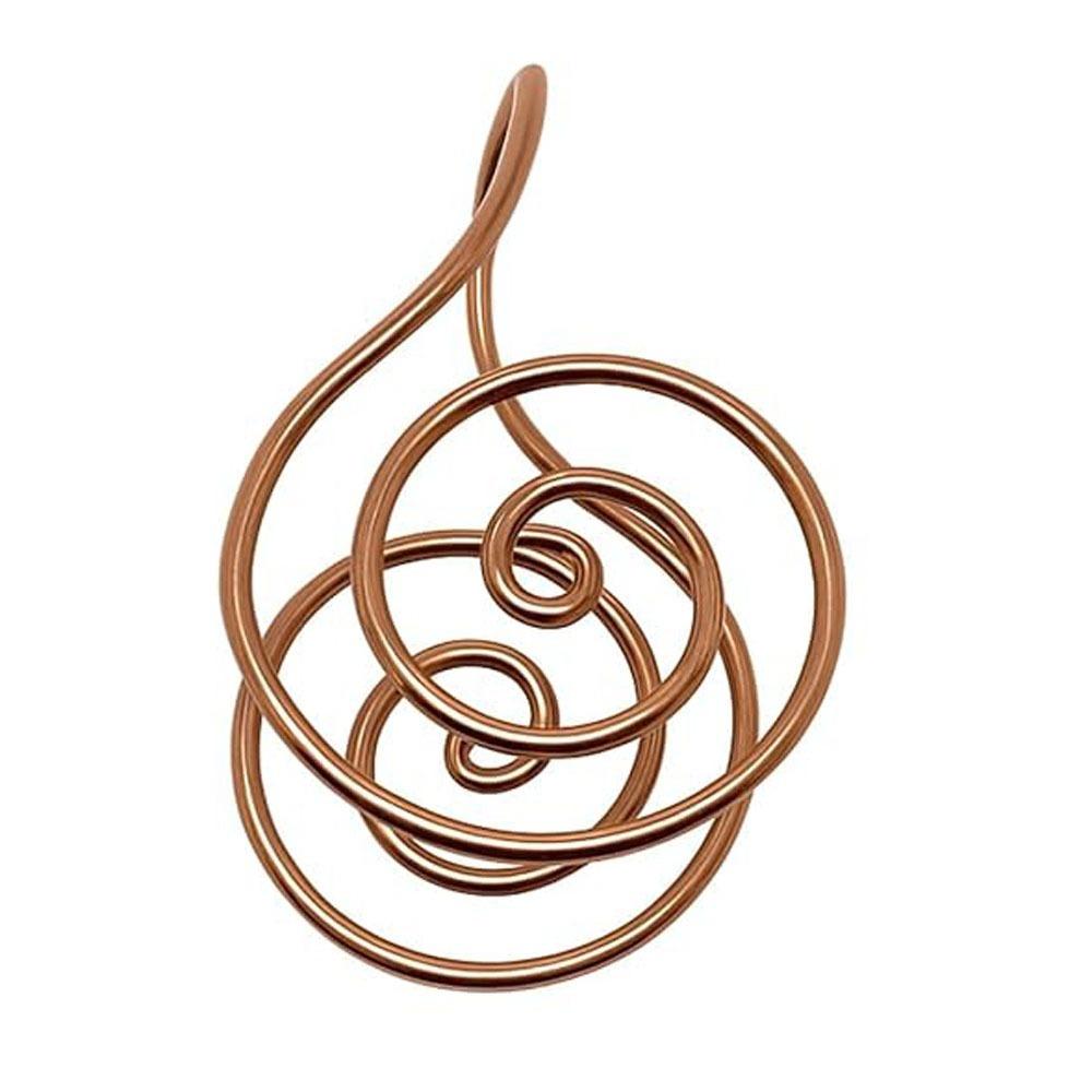 Регулируемое Медное Кольцо на Ладонь Ручной Работы Ювелирные Аксессуары Спиральное Кольцо на Ладонь Энергетическая Спираль Рейки Кольцо на Руку