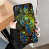 For TCL 20Y 20E Case Black Silicone Bumper Wolf Lions Soft TPU Covers for TCL 20E 6125F Funda Coque TCL20Y 20 Y 6156D Shells