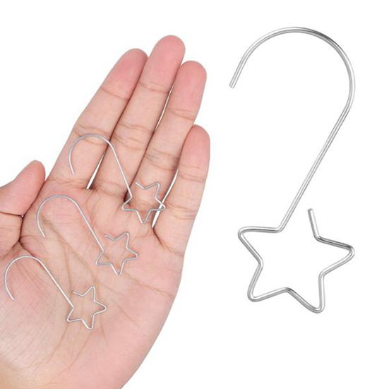 20 шт., крючки для рождественских украшений, универсальные изысканные подвесные крючки в форме звезды для праздничного украшения