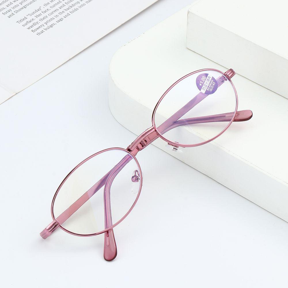 Vision Care Портативные металлические очки высокой четкости с защитой от УФ-лучей и синего света для пресбиопии, складные очки для чтения