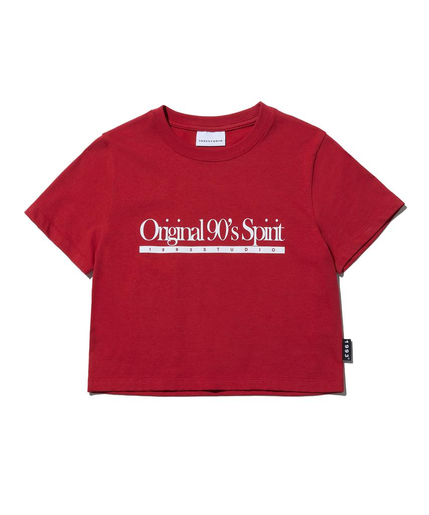 1993STUDIO Original 90S Regular T-Shirt_Red