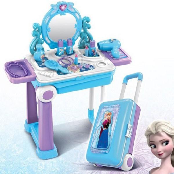 Туалетный столик Frozen Magic Carrier, популярные корейские игрушки разных цветов