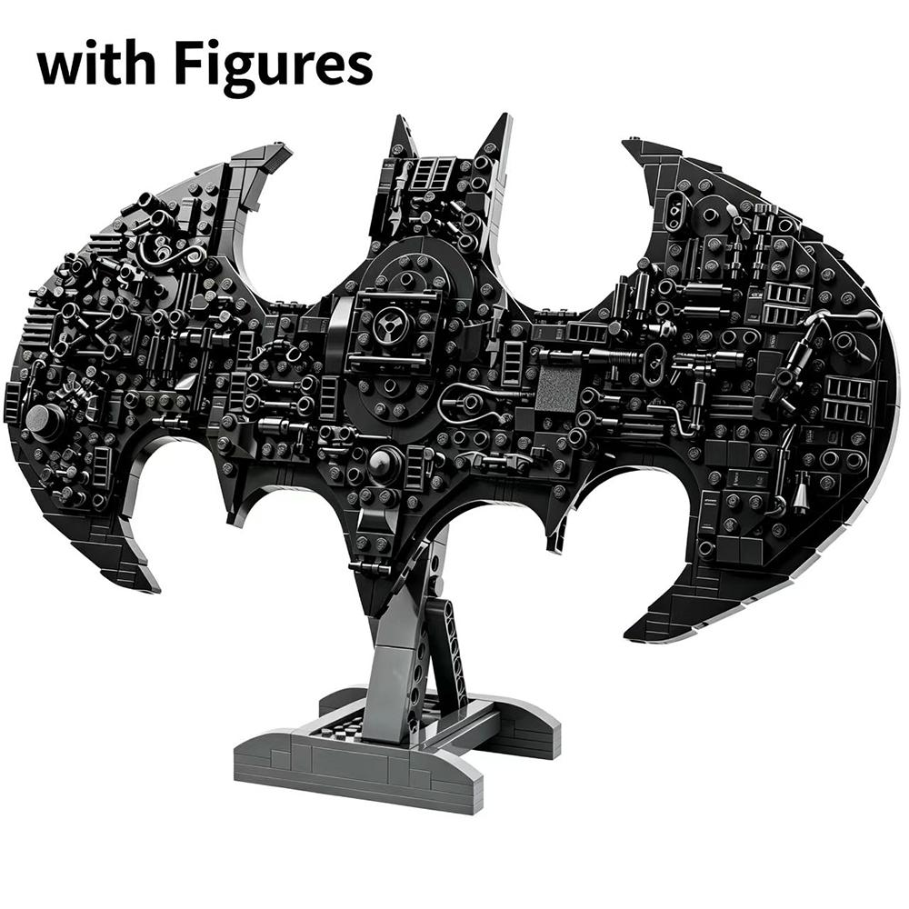 678PCS Super Hero Mask Emblem Building Blocks Set 76330 3D Wall Decor Display Model, STEM DIY Toy Birthday Gift for Adults