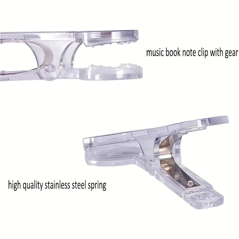 10pcs multifunctional music book clip, note design clips for sheet music and pages, ensuring your pages are safe and orderly, suitable for photo clips