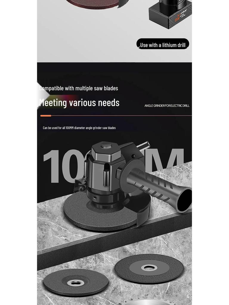 Переходник для дрели на УШМ - Конвертер для полировки для бытового использования