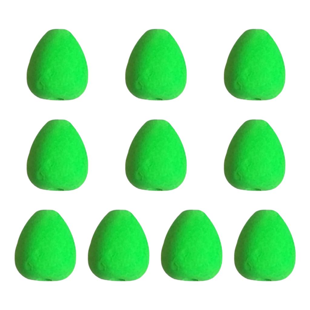 10 шт./50 шт. Пенопластовые поплавки Овальные Индикаторы поклевки для нахлыста Поплавки для оснасток для помпано Яркого цвета Поплавки для оснасток для рыбалки на форель