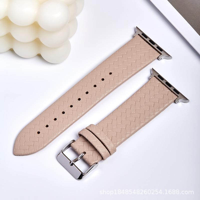 Плетеный ремешок для Apple Watch ultra 8 Series Мягкая пряжка-булавка Унисекс